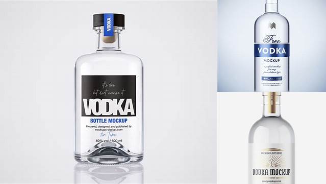 5738+ Vodka Mockup Free Include TIFF