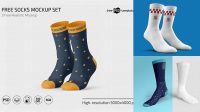 5744+ Socks Mockup PSD Download