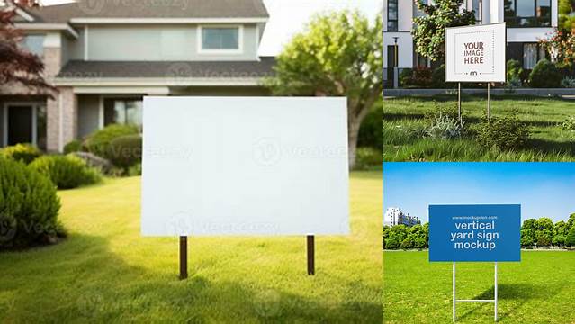 5751+ Yard Sign Mockup Best for Showcase