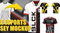 5752+ Mockup Jersey Esport Include TIFF