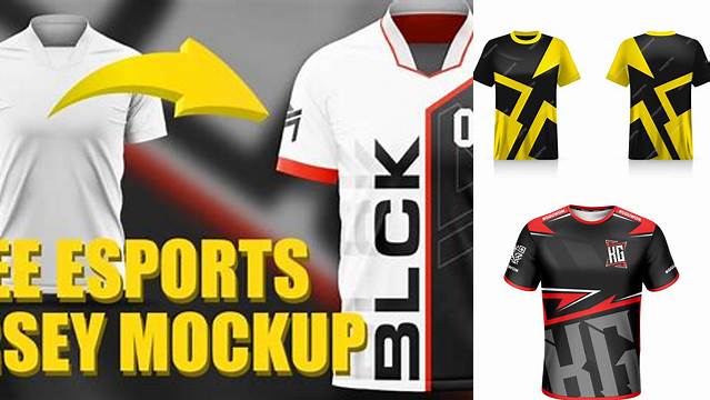 5752+ Mockup Jersey Esport Include TIFF