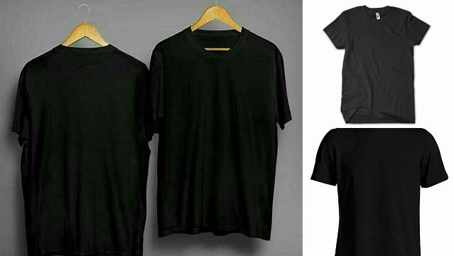 5755+ Mockup Baju Hitam Polos Hight Resolution