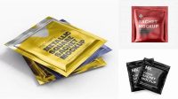 5757+ Square Sachet PSD Mockup Exclusive Layered PSD Mockup