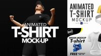 5768+ T-shirt Animated Mockup Include TIFF