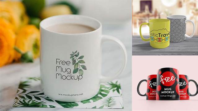 5774+ Mug Mockup Generator PSD for Free