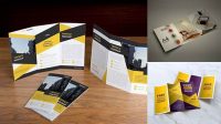 5776+ A4 Tri Fold Brochure Mockup Psd Free Download Digital Download