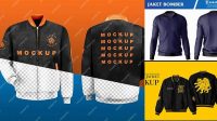 5781+ Mockup Jaket Bomber Unique Free Photoshop Files