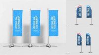 5783+ Vertical Sail Flag PSD Mockup Digital Download