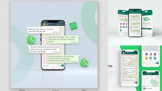 5784+ Whatsapp Chat Mockup Psd Free Creative Design Resource