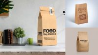 5788+ Kraft Stand-up Food Bag PSD Mockup Premium Free Graphic Resource