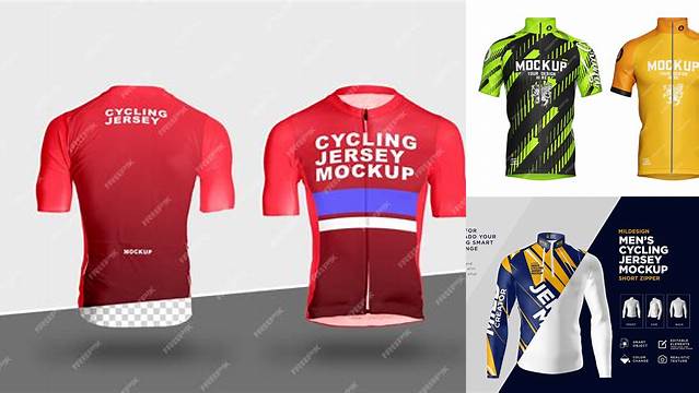 5789+ Men’s Cycling Jersey PSD Mockup Back Half Side View Custom Design Freebie PSD