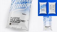 5792+ Milk Sachet PSD Mockup For Free Download