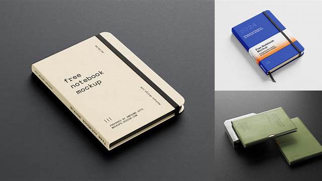 5804+ Diary Mockup Free Download Modern Design PSD