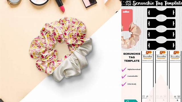 5809+ Scrunchies Tag Template Best Free Mockup PSD