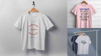 5811+ T-Shirt On Hanger PSD Mockup Easy-to-Edit PSD