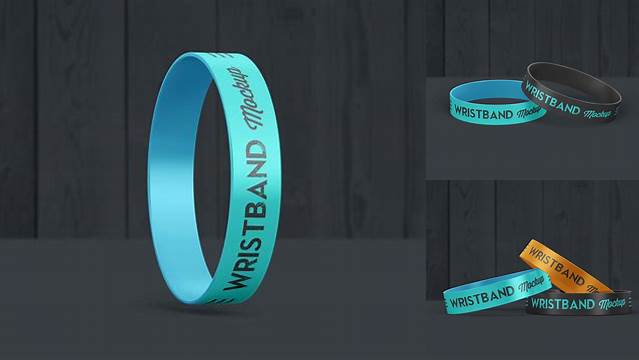 5812+ Wristband Mockup Free High-Resolution Editable PSD