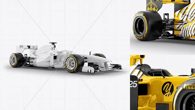 5814+ McLaren Formula 1 PSD Mockup Right Half Side View Download Premium Free PSD