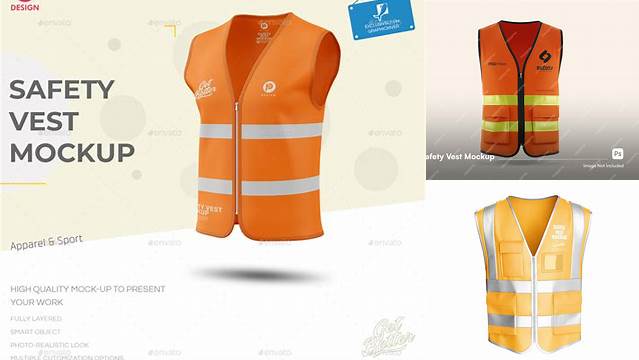 5814+ Safety Vest Mockup Free Graphic Mockup PSD