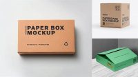 5817+ Corrugated Box Mockups Include TIFF