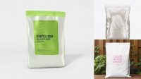 5822+ Bag with Nitrogen Fertilizer PSD Mockup High-Resolution PSD Download