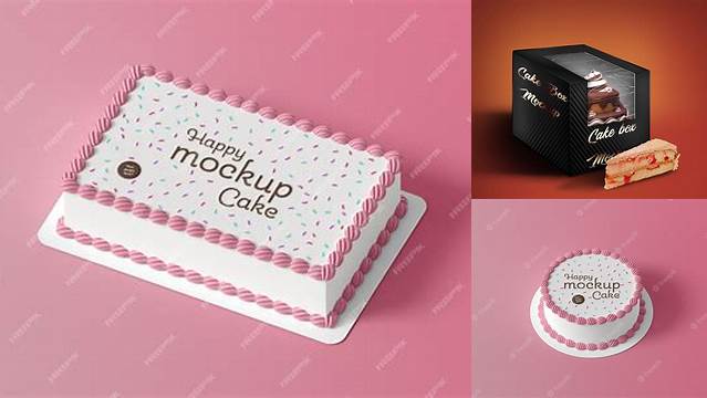 5822+ Cake Mockup Smart Layer PSD