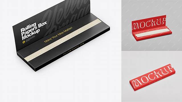 5822+ Rolling Paper Mockup Free Free Design Resource