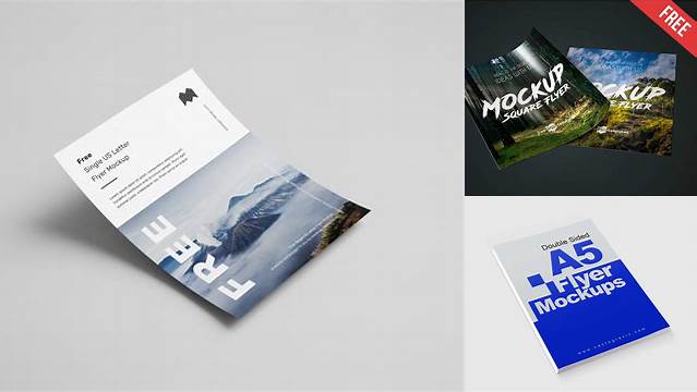 5828+ Double Sided Flyer Mockup Free Download Easy-to-Edit PSD