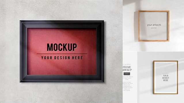 5828+ Free Frame Mockup For Commercial Use PSD Download