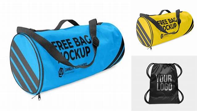 5829+ Gym Bag Mockup PSD Download