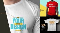 5829+ T-shirt Mockup Generator Free Creative Digital PSD Download