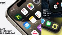 5832+ Mockup Icon App Iphone Free Graphic Design Resource