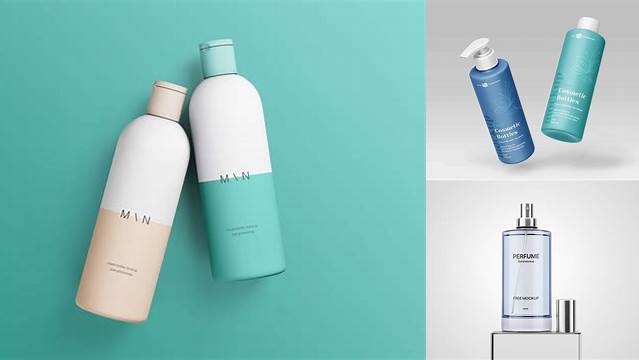 584+ Clear Glass Cosmetic Bottle PSD Mockup Free Graphic Design Resource