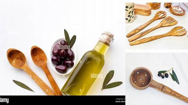 5840+ Wooden Spoon With Olive Oil and Olive High-End PSD Download