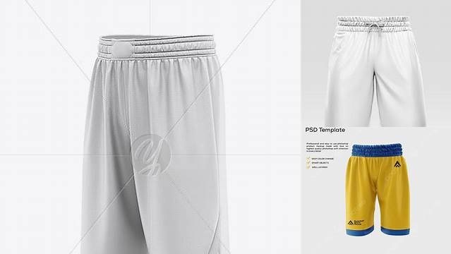 5844+ Basketball Short Mockup Include TIFF