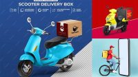 5849+ Delivery Bike Mockup Download Free