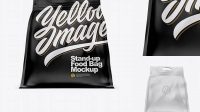 5850+ Matte Stand-up Food Bag PSD Mockup Hero Shot Download Free Editable PSD Template