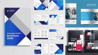 5854+ Company Profile Design Template Psd Smart PNG Image