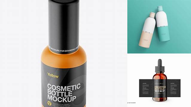 5856+ Matte ?osmetic Bottle PSD Mockup Editable Mockup PSD