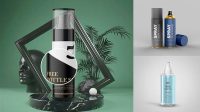 5856+ Mockup Spray Stylish Free PSD