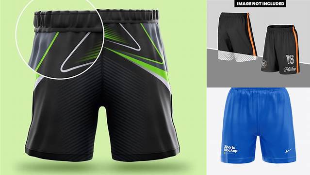 5857+ Football Shorts Mockup Easy Editable