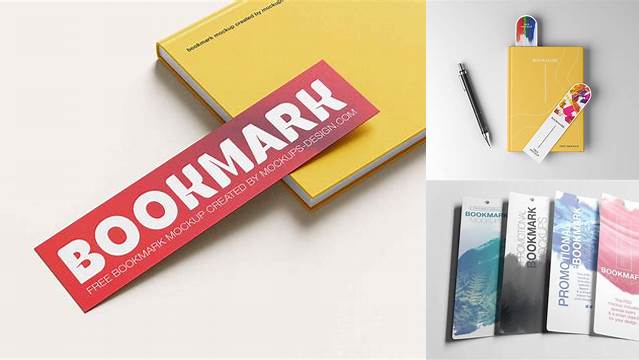 5873+ Bookmark Mockup Free Download Include TIFF