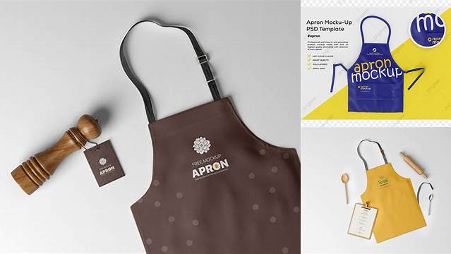 5875+ Apron PSD Mockup Top View Download Now High-Quality PSD Template