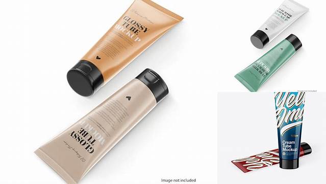 5878+ Glossy Tube PSD Mockup Download Premium Free PSD