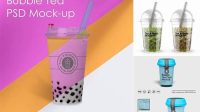 588+ Bubble Tea Cup Mockup Free PSD