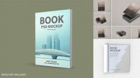 5888+ Free 3d Book Mockup Generator High-Quality Creative PSD