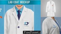 5889+ Lab Coat Mockup Free High-Quality Editable PSD