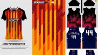 5890+ Jersey Sublimation Template Psd Free PSD