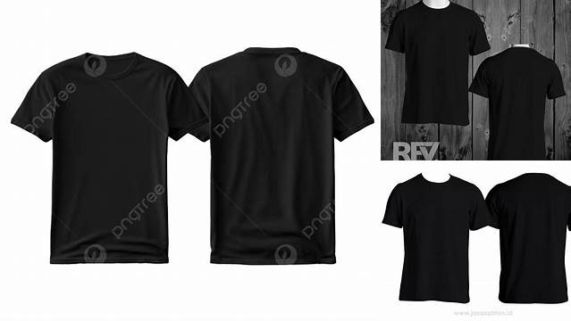 5890+ Mockup Kaos Hitam Belakang Professional PSD Template