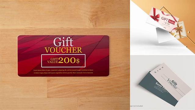 5891+ Voucher Mockup PSD Free Download