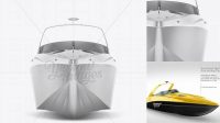 5900+ Sea chaser Sport Boat PSD Mockup Front View Exclusive Layered PSD Mockup